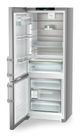Liebherr 30" 16.8 Cu. Ft. SmartSteel Counter Depth Bottom Freezer Refrigerator-3