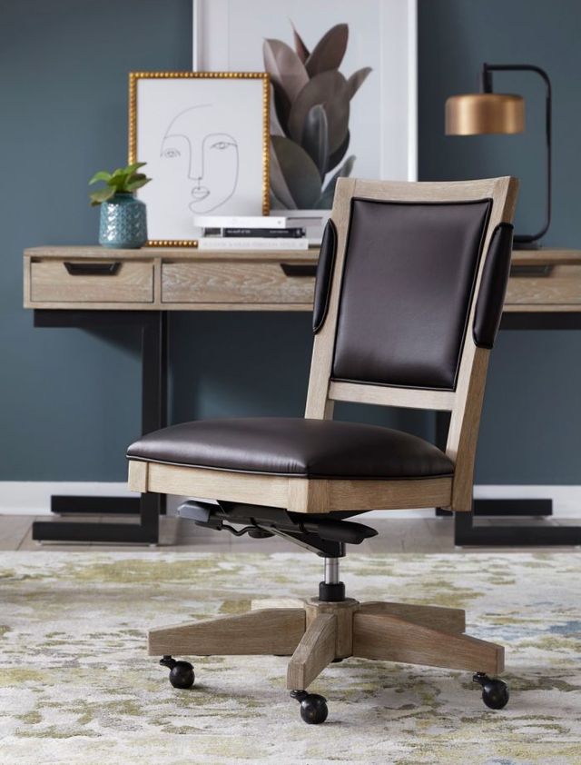 aspenhome® Harper Point Bleached Khaki Office Chair-1