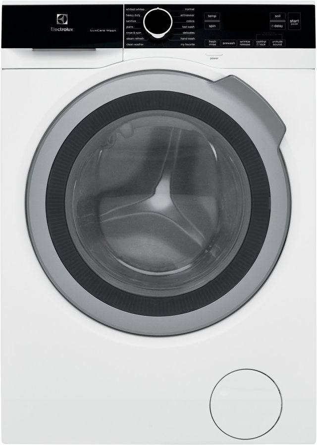 Electrolux 2.4 Cu. Ft. White Front Load Washer Grand Appliance and TV