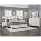 Vaughan-Basset Timber Creek Distressed White Mansion Bedroom Collection-0