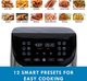 Kenmore® 8Qt 1700W Stainless Steel Family Size Air Fryer with 12 Preset Cooking Functions, Digital Touch Screen, Programmable Temperature & Timer, Viewing Window, Roast Bake Broil Dehydrate Reheat-5