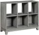 Homelegance® Garretson Gray 6-Shelf Bookcase-0