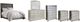 Signature Design by Ashley® Coralayne 6-Piece Gray Queen Upholstered Bed Set-0