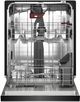 KitchenAid® 24" PrintShield Stainless Steel Front Control Built-In Dishwasher with 40+ Total Wash Jets-1
