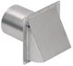Zephyr 10" Galvanized Round Exhaust Cap with Damper-1