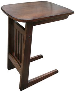 TEI Espresso Sofa Snack Table