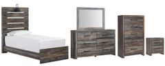 Signature Design by Ashley® Drystan 5-Piece Multi Twin Panel Bed Set 