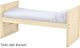 Crate Designs™ Furniture Unfinished Full Youth Captain's Day Bed-0