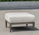 Uttermost® Borneo Oyster White Fabric Cushion Indoor-Outdoor Ottoman-1