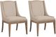 Bassett Mirror Sheffield Buxton Parsons 2-Piece Beige Dining Side Chair-0