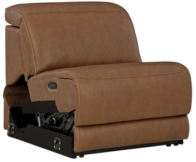 Signature Design by Ashley® Magic Man Caramel Power Armless Recliner with Adjustable Headrest-0