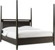 aspenhome® Sutton French Roast King Poster Bed-0