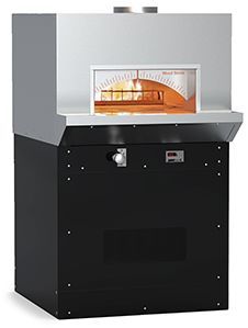 Front view of the Wood Stone Bistro Line 42.5" Façade Ready Indoor/Outdoor Stone Hearth Oven
