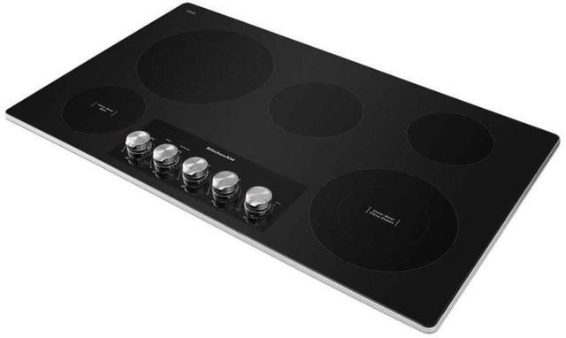 KitchenAid® 36" Stainless Steel Electric Cooktop-1