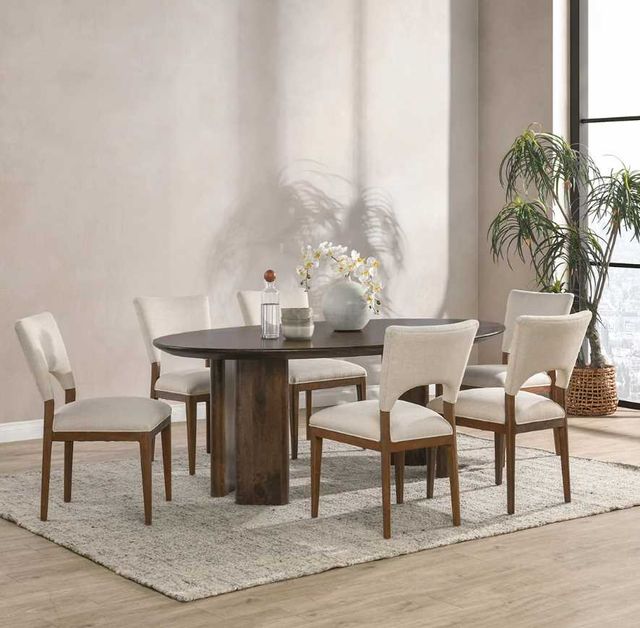 Classic Home Norwood Bark Brown 78'' Dining Table-1