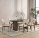 Classic Home Norwood Bark Brown 78'' Dining Table-1