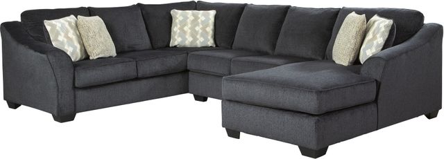 Signature Design by Ashley® Eltmann 3-Piece Slate Right-Arm Facing Sectional and Chaise-0