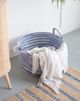 A & B Home 2-Piece Blue/White Basket Set-5