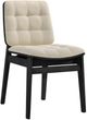 Coaster® Strouse 5-Piece Black/Cream Round Dining Table Set-5