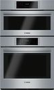 Bosch Benchmark® Series 30" Stainless Steel Oven/Microwave Combination Electric Wall Oven-0