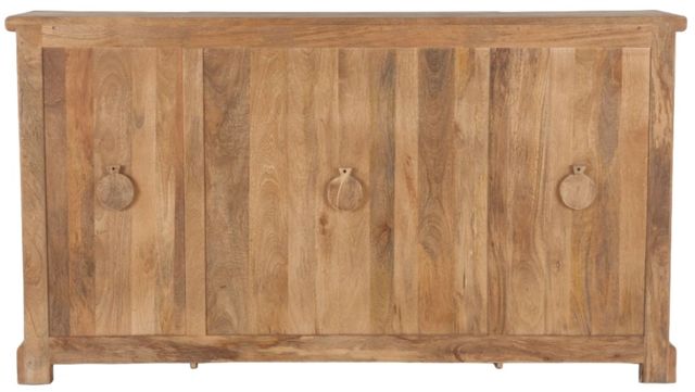 Home Trends & Design San Rafael Antique Oak Cabinet-2