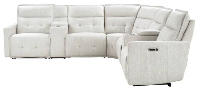 Homelegance® Salida 7-Piece White Modular Power Reclining Sectional with Power Headrests-3