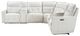 Homelegance® Salida 7-Piece White Modular Power Reclining Sectional with Power Headrests-3