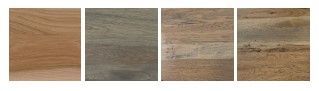 Country View Woodworking Customizable Henderson 54" Hickory Top Dining Table with 2-Leaves and Brown Maple Legs-3