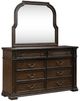 Liberty Furniture Provence Park Chateau Brown Dresser and Mirror-0