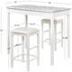 Linon Lance 3-Piece White Tavern Set-2