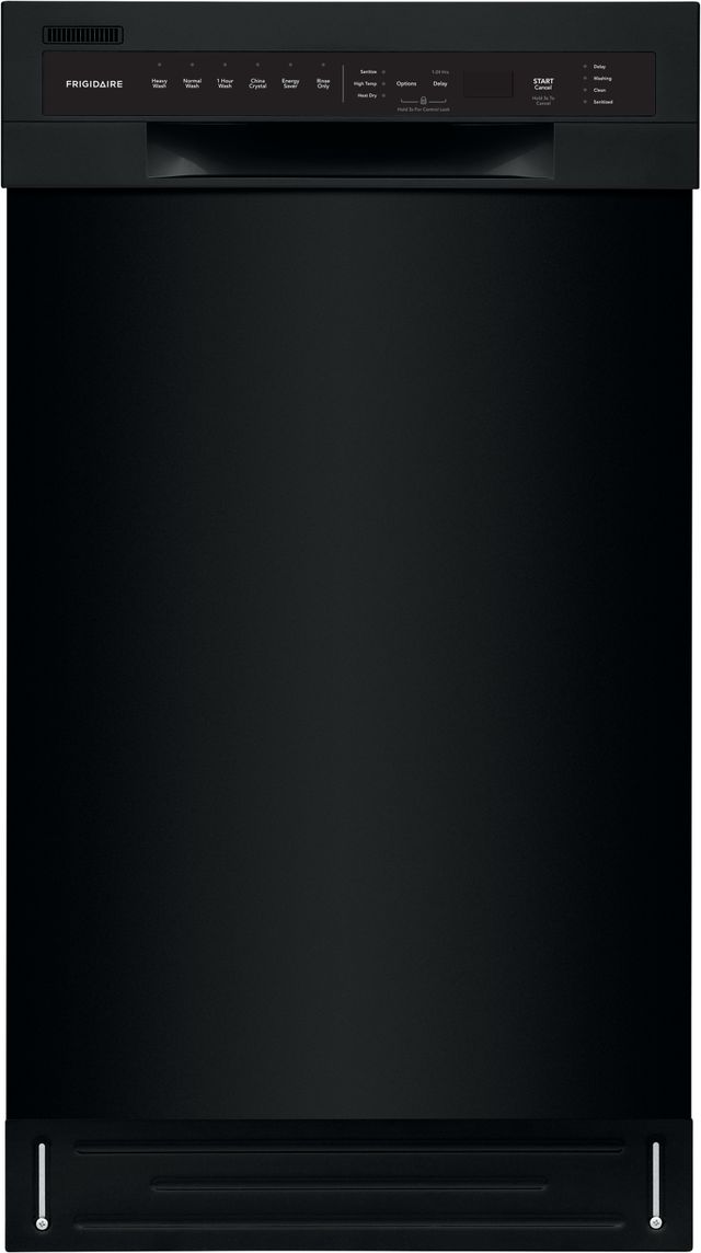 Frigidaire® 18" Black Built-In Dishwasher-0