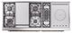 Ilve® Nostalgie II Noblesse 60'' Stainless Steel Pro Style Dual Fuel Range with Brass Trim-4