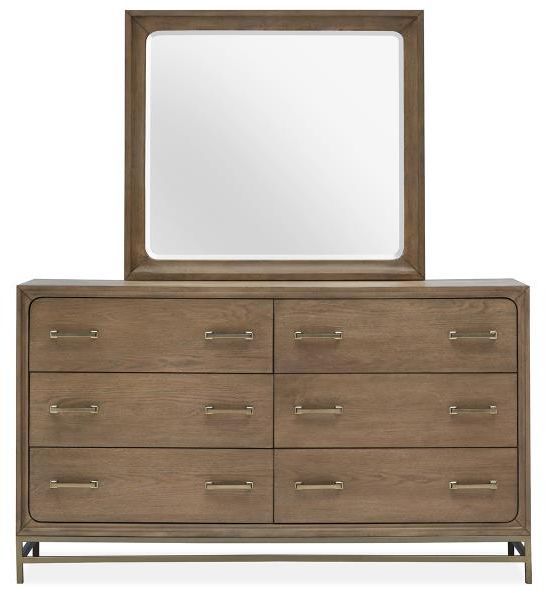 Magnussen Home® Lindon Belgian Wheat Double Drawer Dresser-1