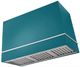 AGA Loge 48" Salcombe Blue Wall Mounted Range Hood with Polished Chrome Trim-0