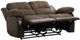 Homelegance® Cranley Chocolate Manual Double Reclining Loveseat-4