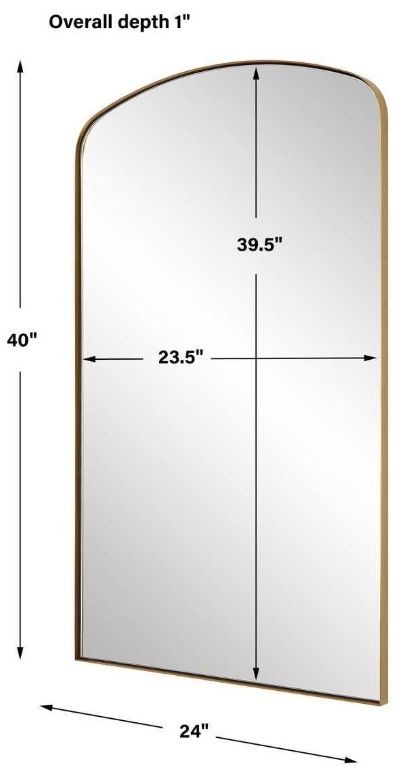 Uttermost® Tordera Brass Plated Arch Mirror-2