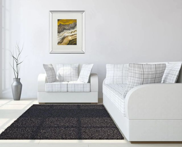 Classy Art Lava Flow Il by Patricia Pinto Mirror Framed Wall Art-2