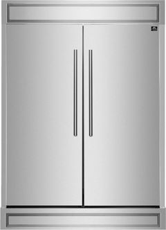 FORNO® Maderno 60 in. 27.2 Cu. Ft. Stainless Steel Built In Side-by-Side Refrigerator