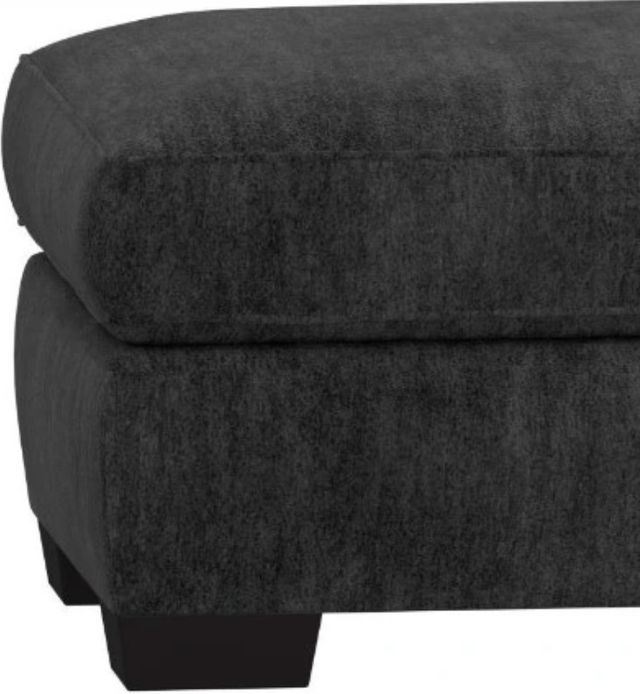 Corinthian Furniture Twilight Coal Ottoman-1