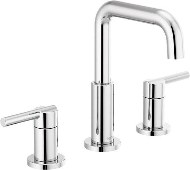Delta Nicoli® Chrome 8" 2-Handle Widespread Bathroom Faucet-0