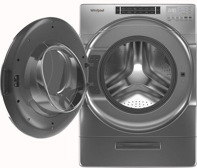 Whirlpool® 5.0 Cu. Ft. Chrome Shadow Front Load Washer-1