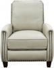 BarcaLounger® Melrose Shoreham Cream Leather Manual Recliner-4