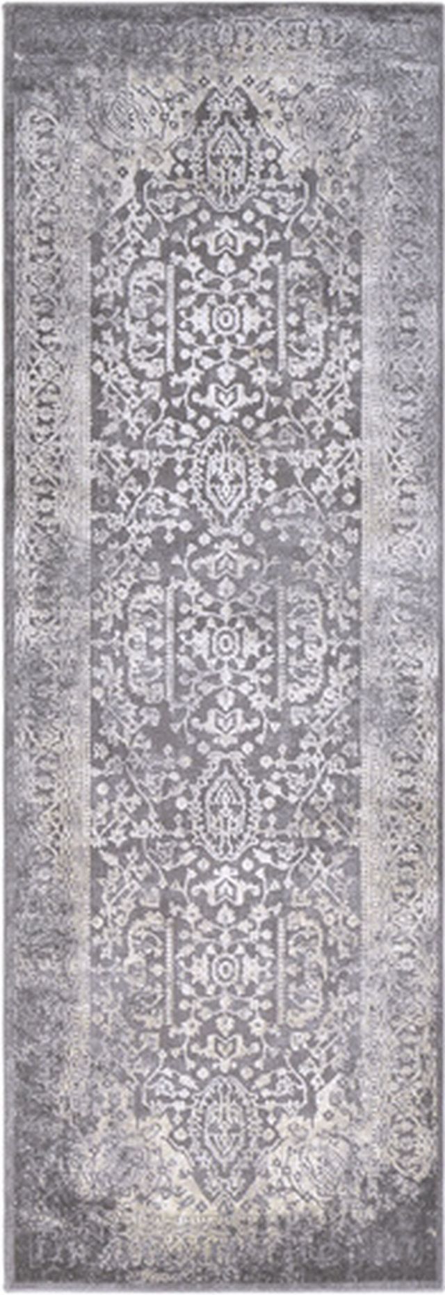 Surya Tibetan Charcoal 3'x10' Runner Rug-0