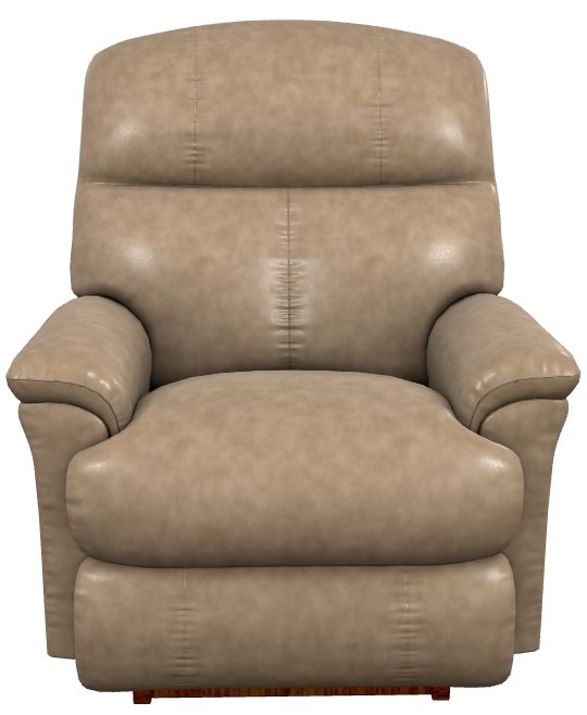La-Z-Boy® Reed Beige Leather Power Rocking Recliner with Headrest and Lumbar-1