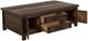 International Furniture Direct Dutton Brown Cocktail Table-4