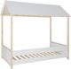 Powell® Kimberly White Twin Youth Canopy Bed-4