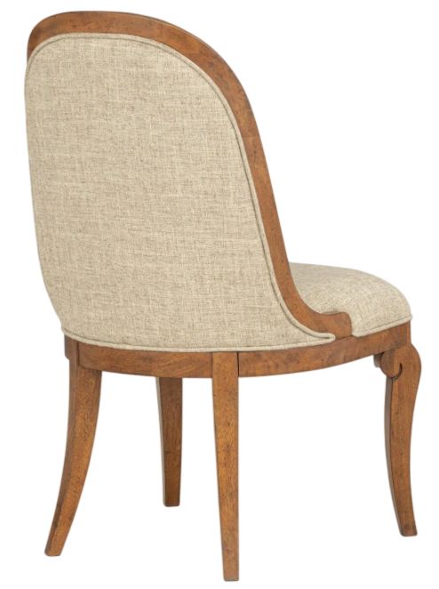 Legacy Classic Echelon Heritage Walnut Upholstered Side Chair-2