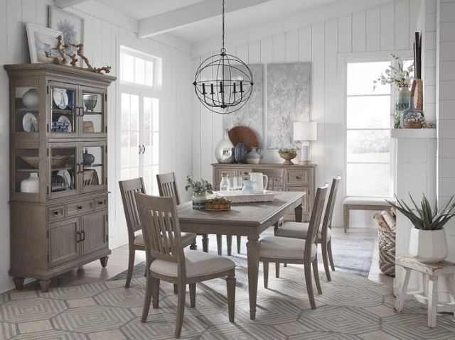 Magnussen Home® Lancaster Dovetail Gray Dining Side Chair-1