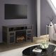 Dimplex® Xavier Warm Grainery Brown Media Console Electric Fireplace-3