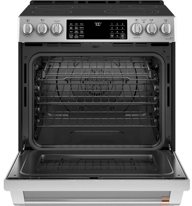 Café™ 30" Stainless Steel Slide in Electric Range-2